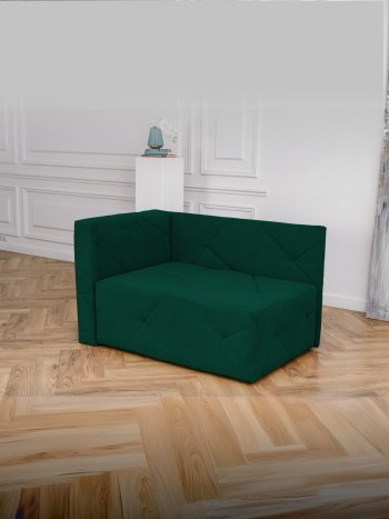 Диван 1010 изумруд, левый (BRENDOSS) в Ирбите - irbit.mebel-e96.ru