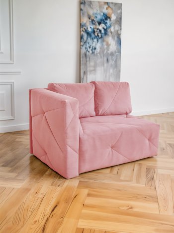 Диван 1010 розовый, левый (BRENDOSS) в Ирбите - irbit.mebel-e96.ru
