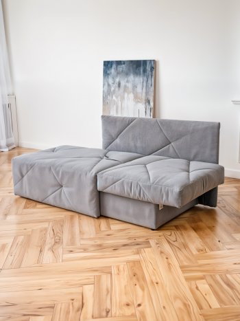 Диван 1010 серый, правый (BRENDOSS) в Ирбите - irbit.mebel-e96.ru