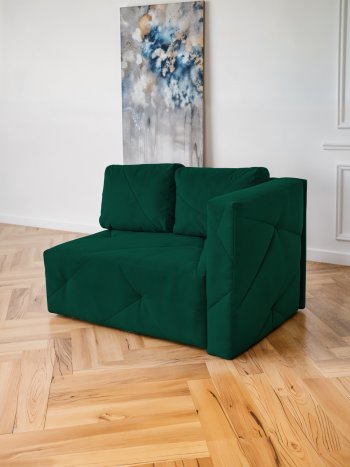 Диван 1010 изумруд, правый (BRENDOSS) в Ирбите - irbit.mebel-e96.ru