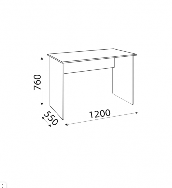 Стол с ящиками Осло М16+М17 (Риннер) в Ирбите - irbit.mebel-e96.ru