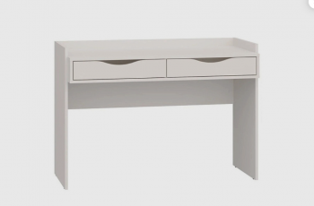 Стол письменный, арт.6-01111, кашемир серый (ГК) в Ирбите - irbit.mebel-e96.ru