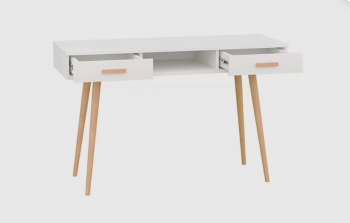 Стол письменный, арт.6-01103, белый (ГК) в Ирбите - irbit.mebel-e96.ru