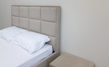 Кровать с подъемным механизмом Мега беж (Лин) в Ирбите - irbit.mebel-e96.ru