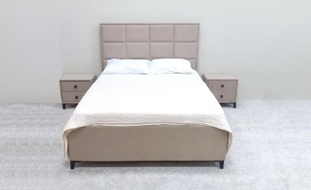 Кровать с подъемным механизмом Мега беж (Лин) в Ирбите - irbit.mebel-e96.ru