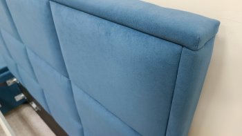 Кровать с подъемным механизмом Мега синий (Лин) в Ирбите - irbit.mebel-e96.ru