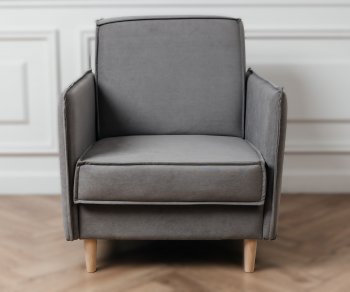 Кресло 831 Серый, велюр (Brendoss) в Ирбите - irbit.mebel-e96.ru