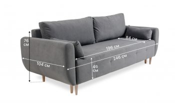 Диван 920 серый (Brendoss) в Ирбите - irbit.mebel-e96.ru
