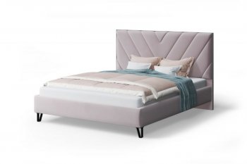 Кровать с ПМ Аделия мягкая Dusty rose (пепельная роза), 1600 (МЛК) в Ирбите - irbit.mebel-e96.ru