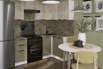 Кухонный гарнитур Альба оптима 5 1200х2000 мм (Герда) в Ирбите - irbit.mebel-e96.ru