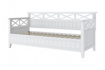 Кровать из массива Амелия белый античный (БМ) в Ирбите - irbit.mebel-e96.ru