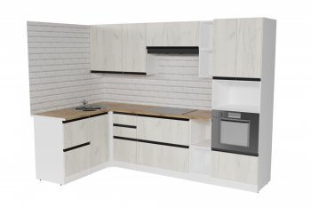 Кухонный гарнитур Амели мега прайм 1500х2700 мм (Герда) в Ирбите - irbit.mebel-e96.ru