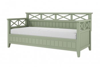 Кровать из массива Амелия зеленый самшит (БМ) в Ирбите - irbit.mebel-e96.ru