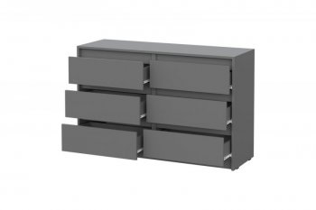 Комод Айден КМ06-1200 серый графит (ИЦ) в Ирбите - irbit.mebel-e96.ru
