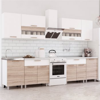 Кухонный гарнитур Айсбери 2400 мм (БТС) в Ирбите - irbit.mebel-e96.ru