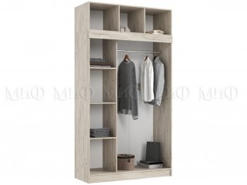 Шкаф-купе 1300 мм +антресоль Роджина крафт/кашемир (Миф) в Ирбите - irbit.mebel-e96.ru