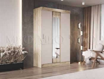 Спальный гарнитур Бася крафт/кашемир (Миф) в Ирбите - irbit.mebel-e96.ru
