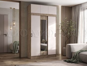 Спальный гарнитур Бася крафт/кашемир (Миф) в Ирбите - irbit.mebel-e96.ru