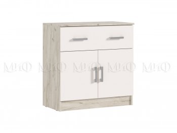 Комод 1 ящик 2 двери Бася крафт/кашемир (Миф) в Ирбите - irbit.mebel-e96.ru