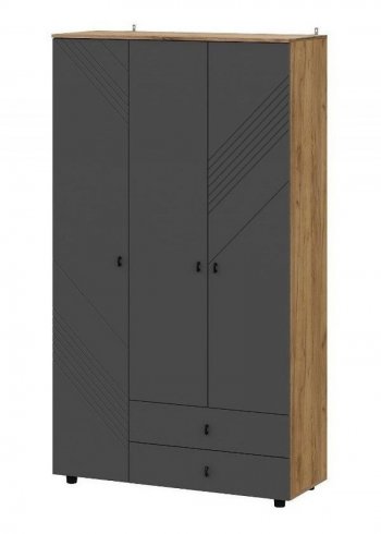 Шкаф 1200 мм трехстворчатый (с ящиками) Байкал (СВ) в Ирбите - irbit.mebel-e96.ru