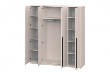 Шкаф 2000 мм Берген ШК-2000 с зеркалом кашемир (ИЦ) в Ирбите - irbit.mebel-e96.ru