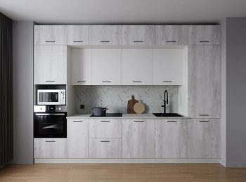 Кухонный гарнитур Бланка 3400 мм (Санвут) в Ирбите - irbit.mebel-e96.ru