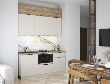 Кухонный гарнитур 1800 мм Бохо (Стиль) в Ирбите - irbit.mebel-e96.ru