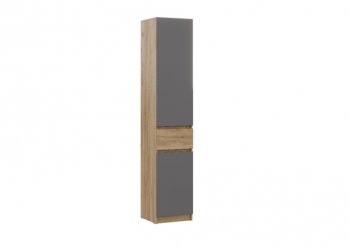 Прихожая Бостон Лайт комп.1 серый шифер (Стиль) в Ирбите - irbit.mebel-e96.ru