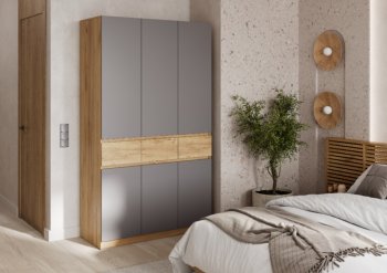 Спальный гарнитур Бостон Лайт серый (Стиль) в Ирбите - irbit.mebel-e96.ru