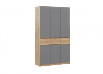 Шкаф 1200 мм Бостон Лайт ШК-003 серый (Стиль) в Ирбите - irbit.mebel-e96.ru | фото