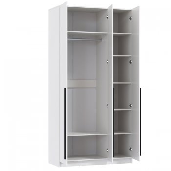 Шкаф 1200 мм 67.12 Брандо ЛДСП Белый (высота 2400) (Олмеко) в Ирбите - irbit.mebel-e96.ru