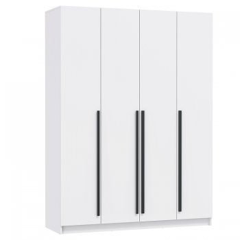 Шкаф 1600 мм 67.16 Брандо ЛДСП белый (высота 2150) (Олмеко) в Ирбите - irbit.mebel-e96.ru