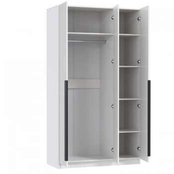 Шкаф 1200 мм 67.15 Брандо МДФ Белый (высота 2150) (Олмеко) в Ирбите - irbit.mebel-e96.ru