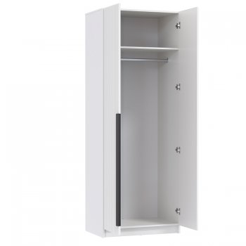 Шкаф 800 мм 67.17 Брандо МДФ Белый (высота 2150) (Олмеко) в Ирбите - irbit.mebel-e96.ru