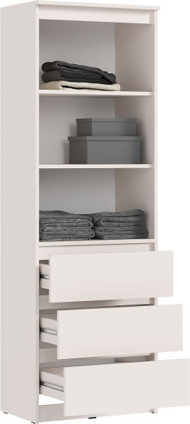 Письменный стол угловой + Стеллаж Челси кашемир (Миф) в Ирбите - irbit.mebel-e96.ru