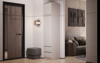 Пенал Челси 450 мм с антресолью Кашемир (Миф) в Ирбите - irbit.mebel-e96.ru