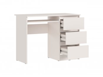 Письменный стол + Стеллаж Челси кашемир (Миф) в Ирбите - irbit.mebel-e96.ru