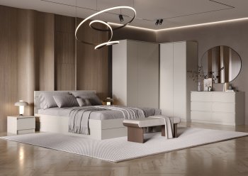 Спальный гарнитур Челси Кашемир. модульный (Миф) в Ирбите - irbit.mebel-e96.ru