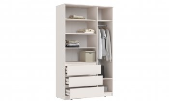 Шкаф 1200 мм Челси с антресолью Кашемир (Миф) в Ирбите - irbit.mebel-e96.ru