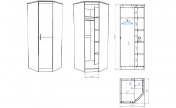 Шкаф угловой Денвер (СБК) в Ирбите - irbit.mebel-e96.ru