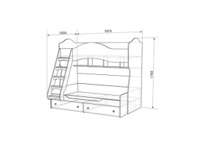 Набор детской мебели Алиса (модульная) в Ирбите - irbit.mebel-e96.ru