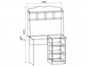 Набор детской мебели Амели (модульная) в Ирбите - irbit.mebel-e96.ru