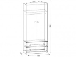 Набор детской мебели Амели (модульная) в Ирбите - irbit.mebel-e96.ru