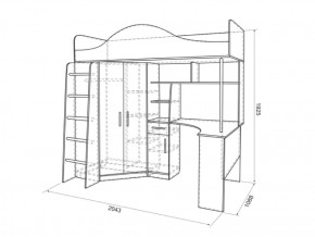 Набор детской мебели Амели (модульная) в Ирбите - irbit.mebel-e96.ru