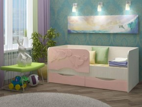 Детская кровать Дельфин-2 МДФ розовый, 80х160 в Ирбите - irbit.mebel-e96.ru