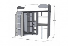 Набор детской мебели Омега-18 (модульная) в Ирбите - irbit.mebel-e96.ru