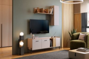 Стенка Доминика модульная  (Мебельсон) в Ирбите - irbit.mebel-e96.ru