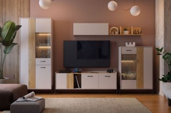 Стенка Доминика модульная  (Мебельсон) в Ирбите - irbit.mebel-e96.ru