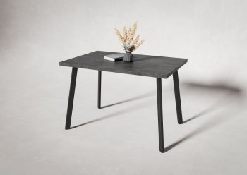 Стол нераздв. Дублин 32 КРАФТ В2, ЛДСП Цемент темный (Вудман) в Ирбите - irbit.mebel-e96.ru