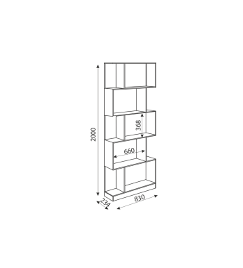 Стеллаж Дуглас М05 (Риннер) в Ирбите - irbit.mebel-e96.ru